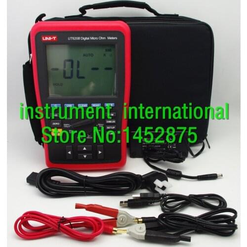 Uni-t UT620B 10uohm LCD Counts 60000 Digital Micro Ohm Meter !!NEW