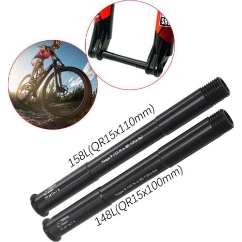 Bicycle Front Hubs Tube Shaft For ROCK SHOX Axle Quick Release Aluminum Alloy MTB Bike Front Fork Cycling Accessories