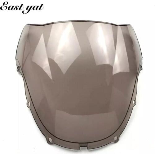 Motorcycle WindScreen Windshield Double Bubble For Honda CBR600F4 CBR 600 F4 1999 2000 Smoke CBR600 F4
