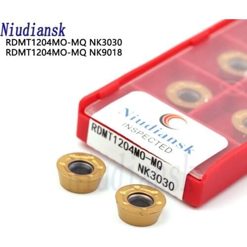 10PCS RDMT1204MO-MQ NK3030 RDMT1204MO-MQ NK9018 high quality carbide inserts turning tools lathe tool CNC tool Milling insert
