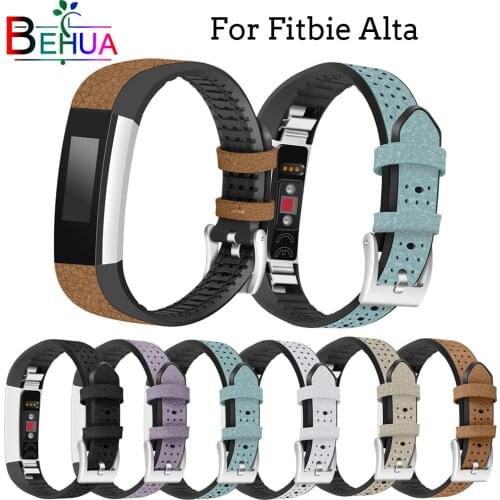 High Quality Durable leather strap For Fitbit Alta watch wristband tracker watchband replacement for Fitbit Alta HR Luxury band