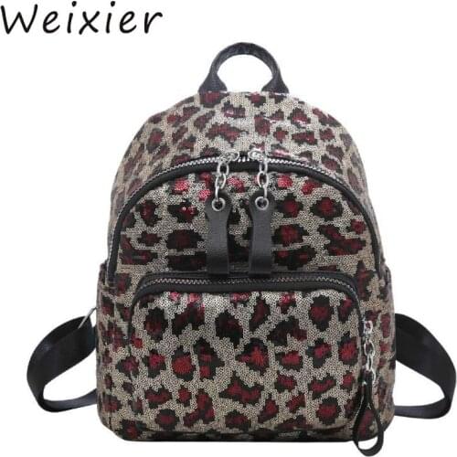 Женские рюкзаки с блестками Weixier China At AliExpress
