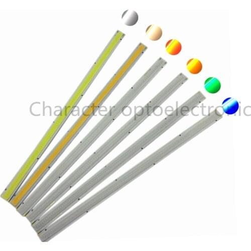 12V 10W LED Bar Light COB Bulb 1000LM LED Lamp 12cm COB Strip for DIY Warm Cool White Blue Red Green Color Car Drone Lighting