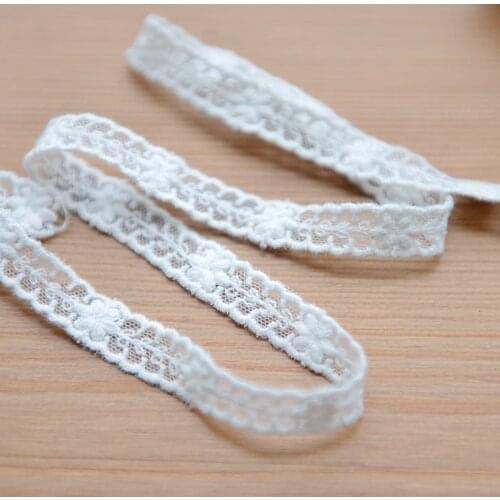 2 Meters Blue Purple Elastic Stretch Sewing Lace Trimmings Net Lace Trim Ribbon Fabric Decoration