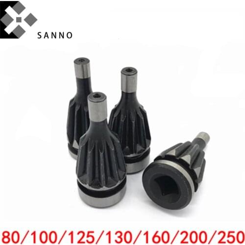 6pcs Bevel gear chuck 80 100 125 130 160 200 250 320 380 400 unbrella type lathe machine chuck parts for 3 jaw chuck K11 series