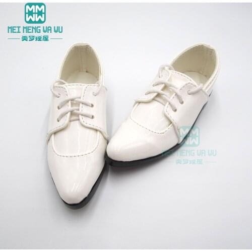 BJD accessories doll shoes for 65-75cm SD17 POPO68 BJD Uncle fashion pointed leather shoes, leather boots