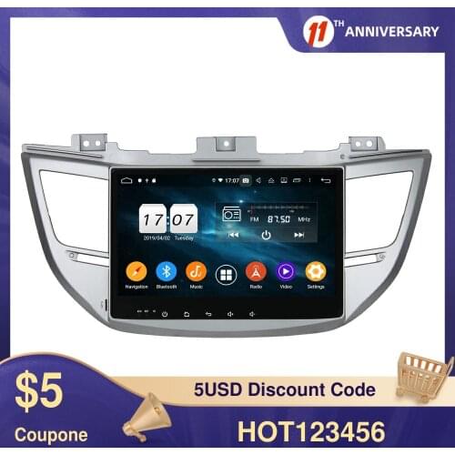 Android 10.0 PX5/PX6 Car GPS Navigation Head unit For HYUNDAI Tucson IX35 2015+ Car Multimedia Player Headunit DSP No DVD Player