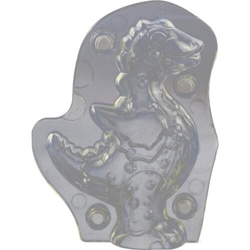 Cake Mould Kitchen Baking Mold Dinosaur Shape Eco-friendly Non-stick Plastic Handmade Chocolate Mould