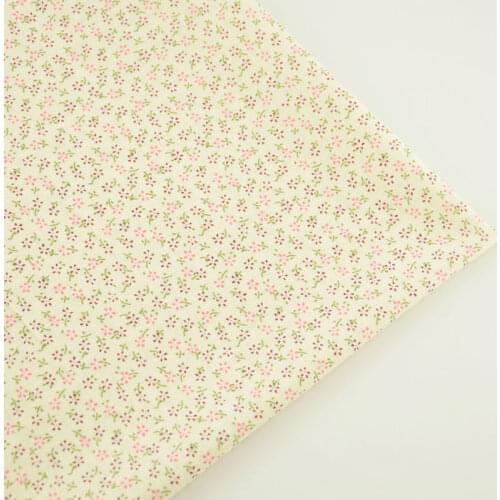 Classical Color Purple and Pink Flower Design 100% Cotton Fabric for Sewing Clothes Patchwork Crafts Tilda Doll Fat Quarter CM