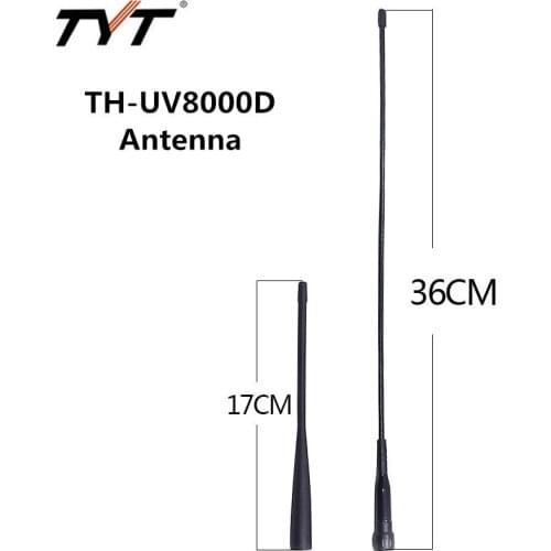 TYT TH-UV8000D Dual Band 136-174/400-520MHz UV SMA-Male Antenna for TYT TH-UV8000D TH-UV8000E TH-UV8000SE Walkie Talkie
