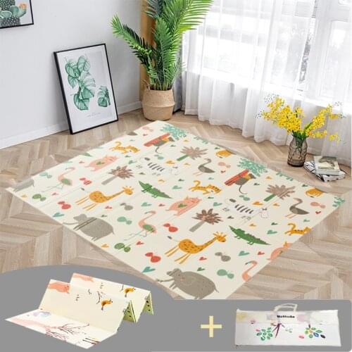 XPE Folding Baby Play Mat 1cm Thick Crawling Toys for Childrens Carpet Climbing Gyme Game Road Pad Living Room Home Kids Rug