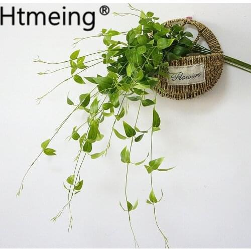 Artificial plant Honeysuckle leaves vine rattan silk Green wicker Fern DIY Flower arranging accessories plant for flowers