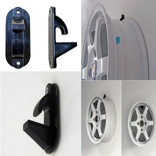 ABS Material Plastic Tire Wheel Hub Hook Wheel Shop Display Stand Holder Rack Wall Mounted Racing Car Hanging Boss Hook
