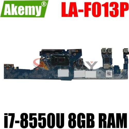For HP Spectre Laptop 13-AF 13-AF010CA 13T-AF Series 941823-601 941823-001 DBP32 LA-F013P w i7-8550U 8GB RAM Laptop Motherboard