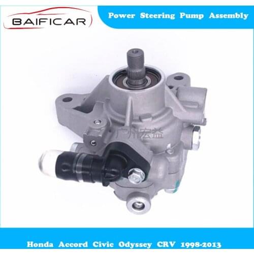 Baificar Brand New Genuine Power Steering Pump Assembly Steering Oil Pump for Honda Accord Civic Odyssey CRV 1998-2013