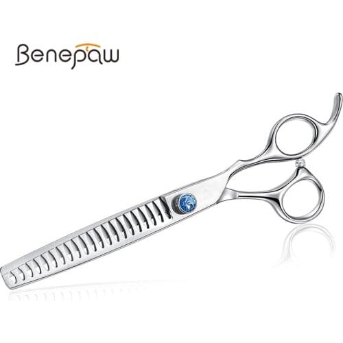 Benepaw Professional Thinning Dog Scissors Stainless Steel Comfortable Handle Jewelled Screw Safe Pet Grooming Shears Trimming