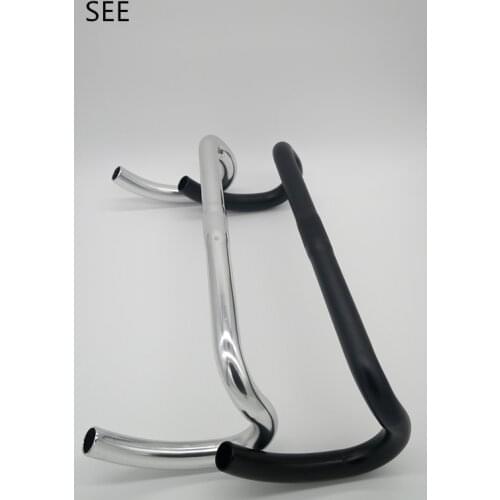 Aluminum alloy road bike racing bicycle bent handlebar 25.4*/420mm breaking wind bent hander Internal alignment high quality