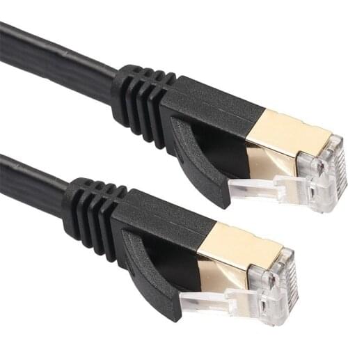 1M 1.8M 3M 10Gbps CAT7 RJ45 Ethernet Network LAN Cable Patch Lead Cord Router Computer Cables Extender Laptop Adapter TXTB1
