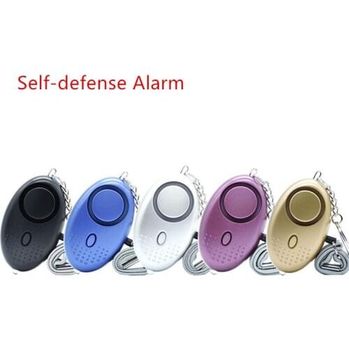 Self Defense Alarm 120dB Egg Shape Girl Women Kids Security Protect Alert Personal Safety Scream Loud Keychain Emergency Alarm