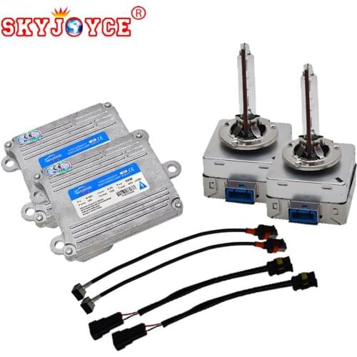 SKYJOYCE 55W D8S hid kit headlight bulb lamp 5500K replacement with 55W hid ballast set upgrade brightness 4600LM car styling