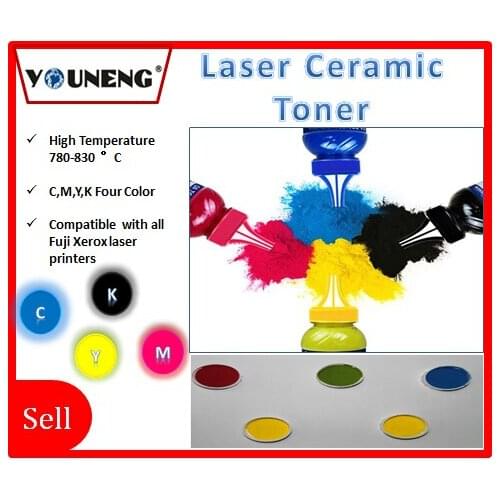 Compatible laser ceramic toner for xerox 6510 6500 215 color copier,ceramic toner powder CMYK 50g/color 200g