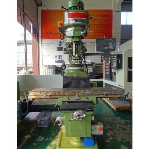 3VA Milling Machine Universal Milling Machine Precision Machinery Vertical Milling Machine 220V/380V 3HP R8(NT30) 1270x254x82mm