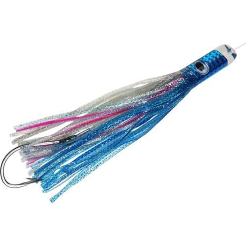 High Quality 30cm/167g Soft Squid Bait Soft Plastic Octopus Squid Skirt Octopus Hook Seawater Octopus Skirt