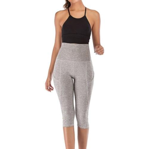 Women Leggings Pregnant Woman Leggings Solid Color Capri-Pants Thin Leggings for Elastic Pants