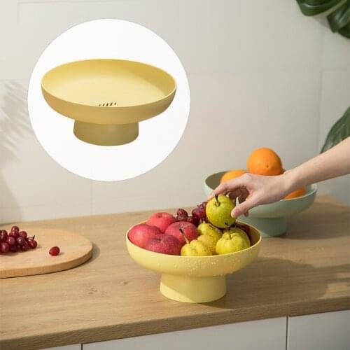 1pc Fruit Snack Tray Rack Drainer Basket Organizer for Nuts Family Dinners