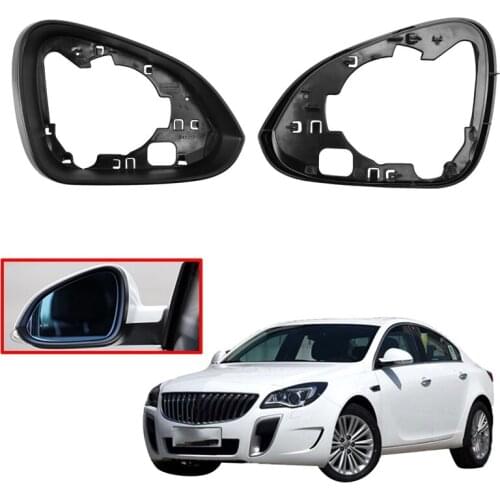 2Pcs Car ABS Left & Right Side Rearview Glass Mirror Cover Panel Frame for Buick Regal 2009-2016 Exterior Accessories