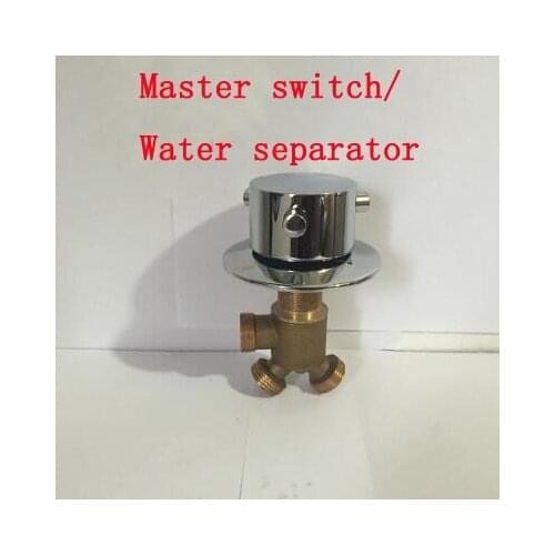 2 Types Shower room mixing valve chrome plated, Wholesale master switch/water separator, Bathroom brass bathtub valves faucet