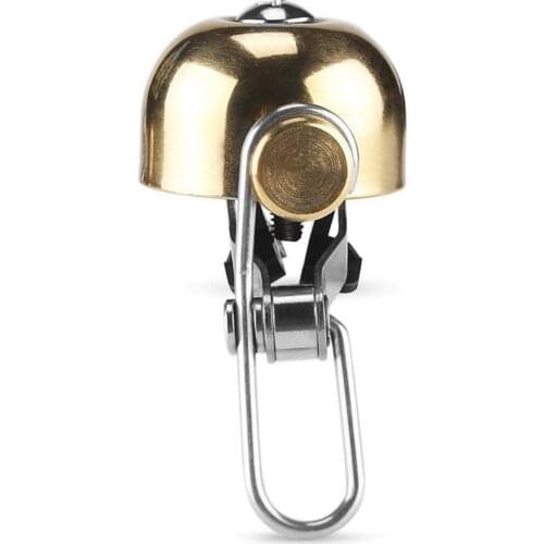 2020 Retro Bicycle Bell Stainless Steel Ringer MTB Road Bike Horn Handlebar Ring Loud Sound Cycling Bell Alarm Accessory