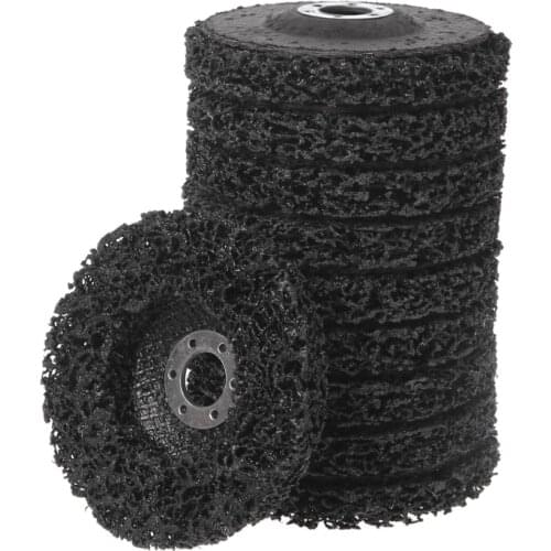 Poly Strip Disc 100x16mm Grit Polishing Grinding Wheel Pad for Paint Rust Removal Clean Abrasive Angle Grinder Tool Aceessories