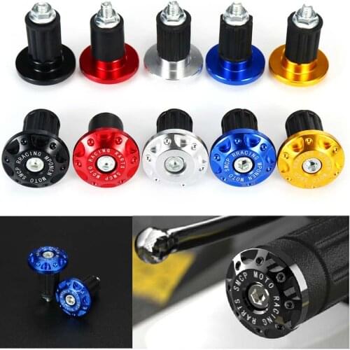 2x handlebar plug 7/8'' 22mm CNC Aluminum Motorcycle Motocross Bike Handlebar Grips Bar End Plugs Cap Bicycle Grips Accessory