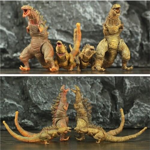 Articulation Tail 2016 Shin Gojira Second & Third Action Figure 2 Pack Set Original SHM Collectible Collection Toys Doll Loose