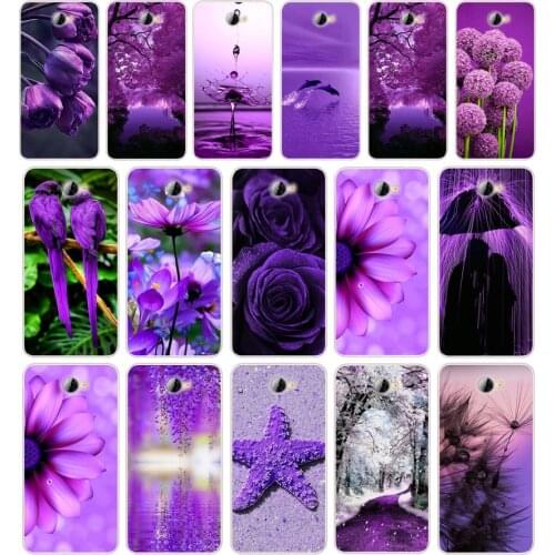 41 infinity on purple Silicone TPU Cover Phone Case On Case For Huawei Y3 II Y5 II Nova 5T GR3 P40 Lite E Case Soft