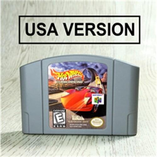 Hot Wheels Turbo Racing For 64 Bit Game Cartridge USA Version NTSC Format