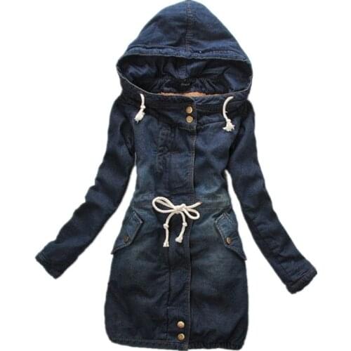 HUHUSTORE Womens Denim Jackets