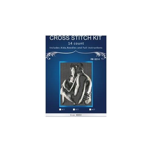 Similar DMC threads Lover Huge DIY Handmade Counted Cross Stitch Needlework Set Embroidery Kit Home Decoration 14CT