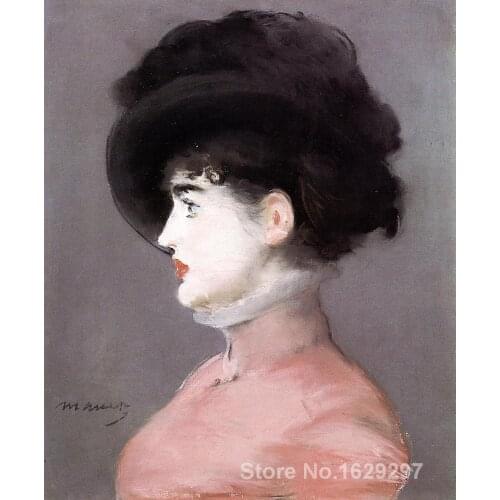 Oil Painting for kids room Portrait of Irma Brunner by Edouard Manet Hand painted High quality
