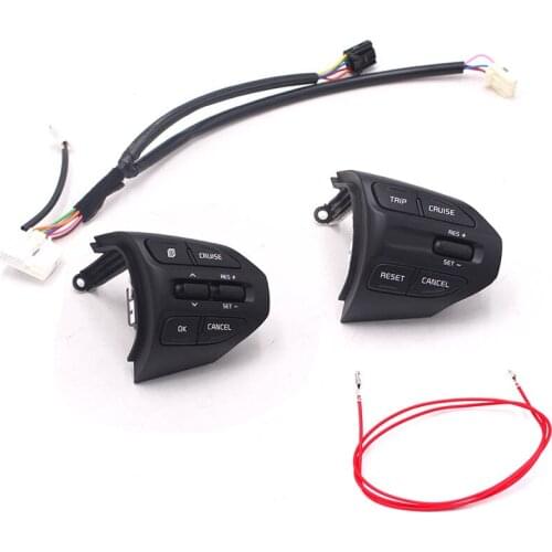 Steering wheel button Cruise speed control button speed addition and subtraction control For KIA K2 RIO 2017 2018 RIO X LINE