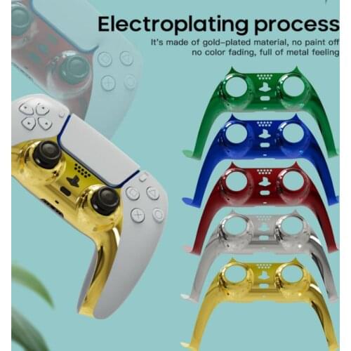 Dualsense Controller Faceplate For PlayStation 5 Gamepad Colored Faceplate Decorative Skin Case Cover Game Playing Accessories