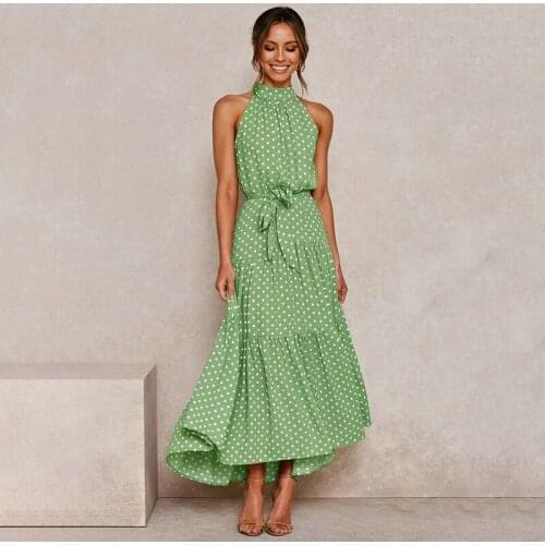 Luckeyxuan Summer Polka Dot Dresses