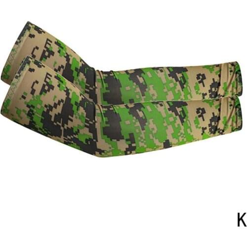 Outdoor Sun Protection Sleeve Unisex UV Protection Breathable Ice Silk Cover Sleeve Arm Polyester Cycling U3G0