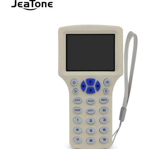 NFC Smart 10 Frequency RFID Copier / Writer / Readers/Duplicator 125KHz 13.56MHz USB Programmer Key fob Cards Reader UID Decoder