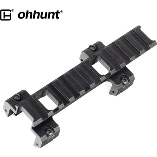 Ohhunt MP5 G3 Model 3 Bidirectional Clamp Mount Low Profile 21mm Picatinny Weaver Rail Adapter Hunting Scope Rail Base