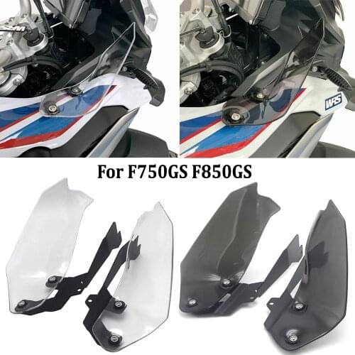 Wind Deflector Pair Windshield Handguard Cover Side Panels For BMW F750GS F850GS 2018 2019 2020 2021 F750 F850 GS F 750 / 850 GS