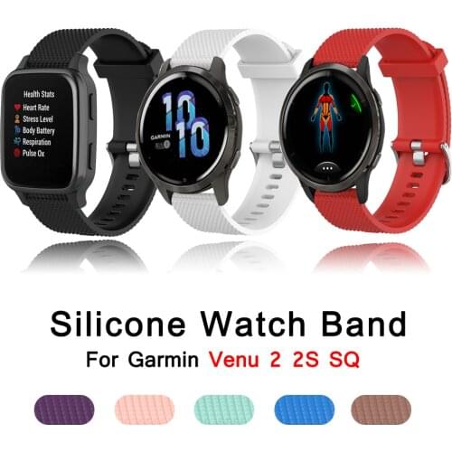 Watch Band For Garmin Venu SQ 2 2S Strap For Garmin vivomove 3 3S vivoactive 4 4S 3 Wrist Bracelet Replacement Belt Size S L