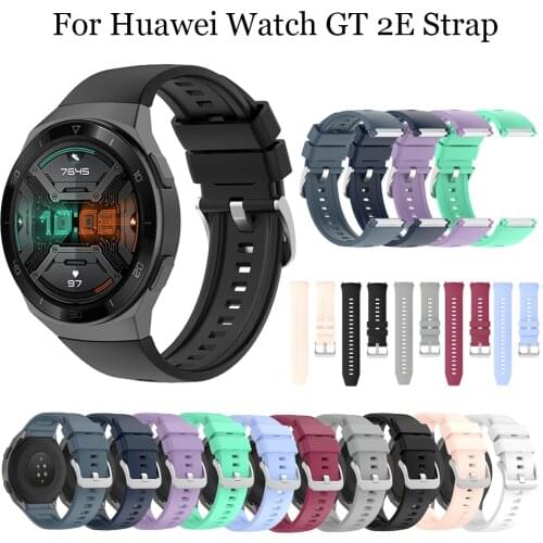 22mm Watchband for Huawei GT 2e Silicone wrist strap Official Style Smart accessories Huawei GT2E Smart Watch Replacement Band