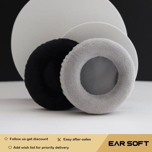 Earsoft Replacement Cushions for Superlux HD681B HD662 HD662B Headphones Cushion Velvet Ear Pads Headset Cover Earmuff Sleeve